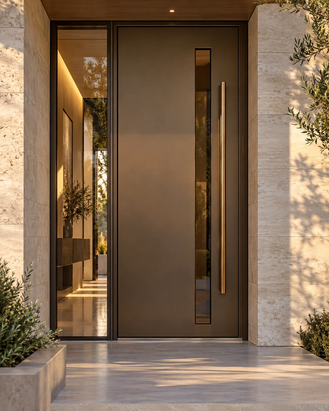 Render systemu Drzwi aluminiowe